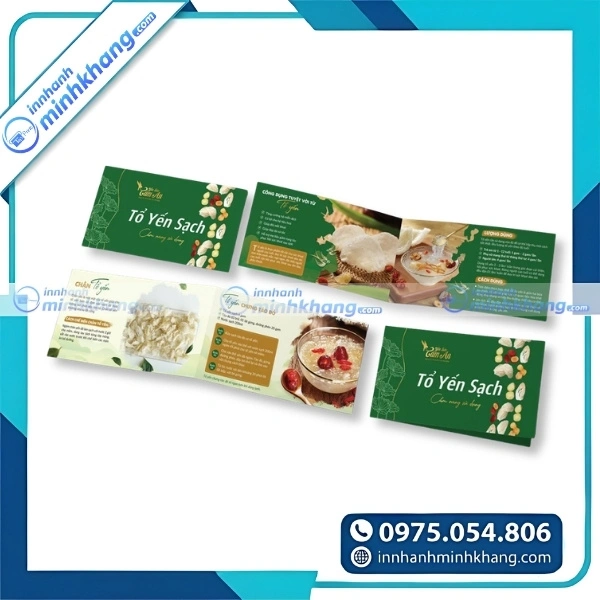 Mẫu catalogue nước yến với bố cục đẹp mắt và dễ theo dõi