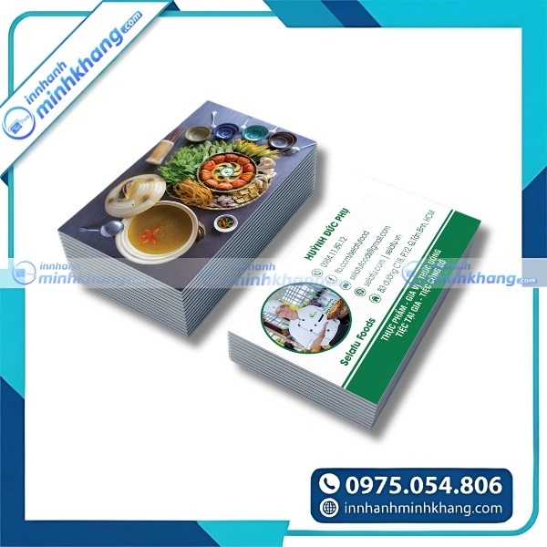 Mẫu name card hiện đại kết hợp hình ảnh thương hiệu