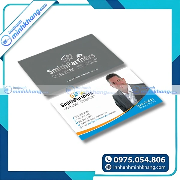 Mẫu name card cá nhân có ảnh chân dung chuyên nghiệp