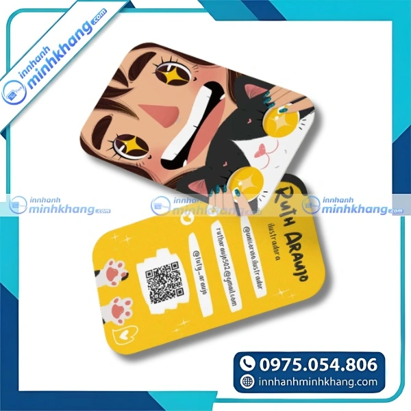 Mẫu name card độc đáo dành cho lĩnh vực sáng tạo nghệ thuật