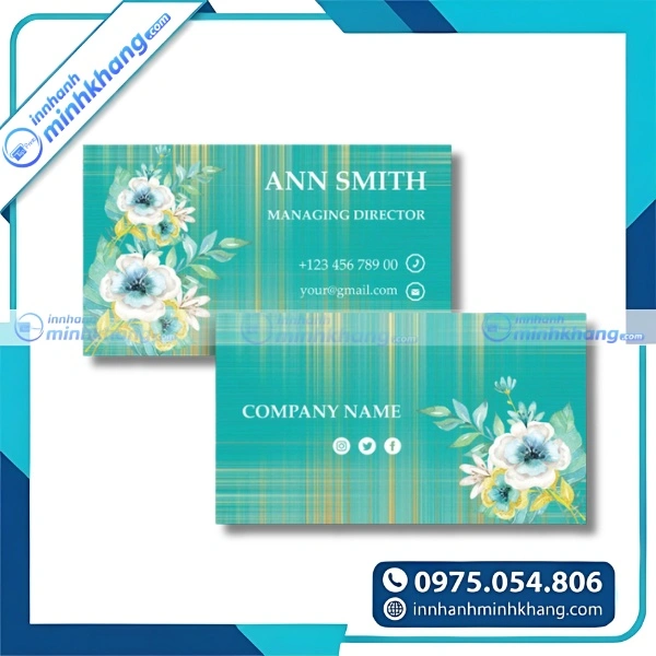 Mẫu name card độc đáo bằng công nghệ hiện đại chất lượng cao