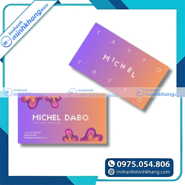Mẫu card visit độc đáo theo yêu cầu với nhiều chất liệu