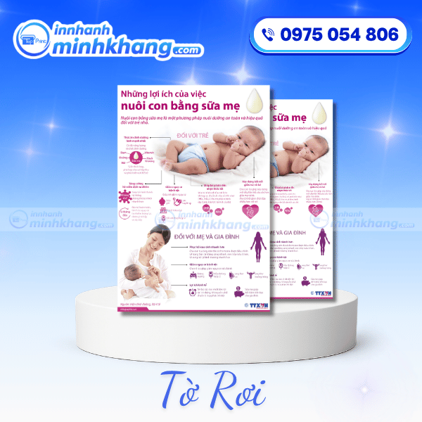Tờ Rơi Nuôi Con Bằng Sữa Mẹ