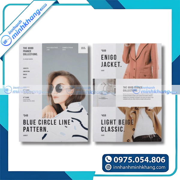 Mẫu thiết kế tờ rơi thời trang phong cách Hàn Quốc