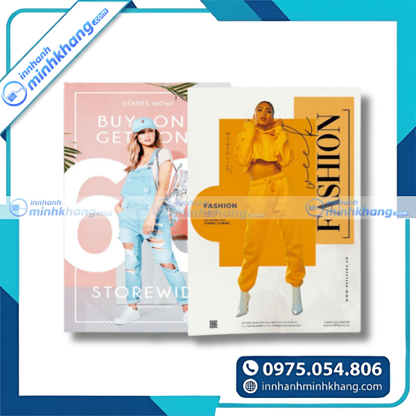 Mẫu tờ rơi thời trang mùa hè đầy màu sắc
