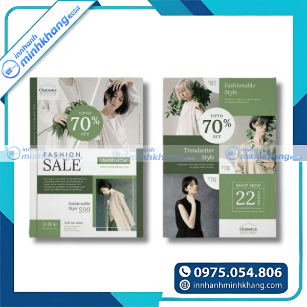 Mẫu flyer thời trang boutique phong cách sang trọng