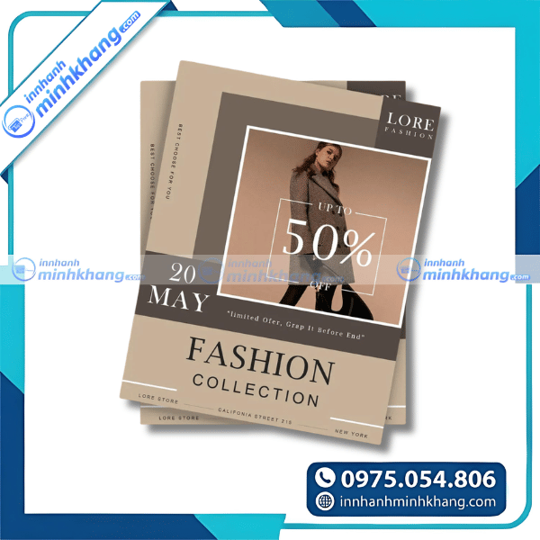Mẫu thiết kế tờ rơi thời trang streetwear cá tính
