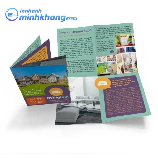 Brochure gấp xếp quạt (French Fold)