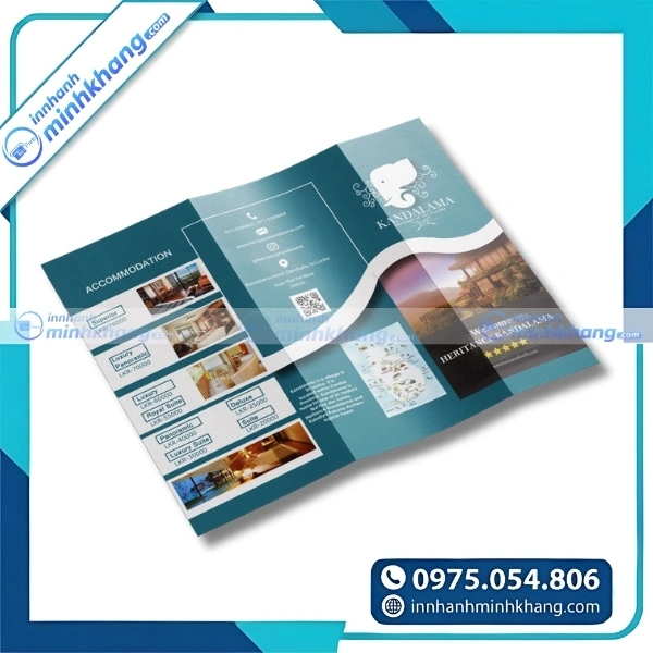 Mẫu brochure khách sạn cao cấp thu hút khách hàng