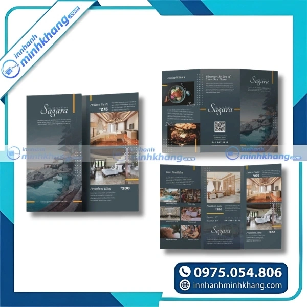 Mẫu brochure homestay đẹp dành cho cơ sở lưu trú