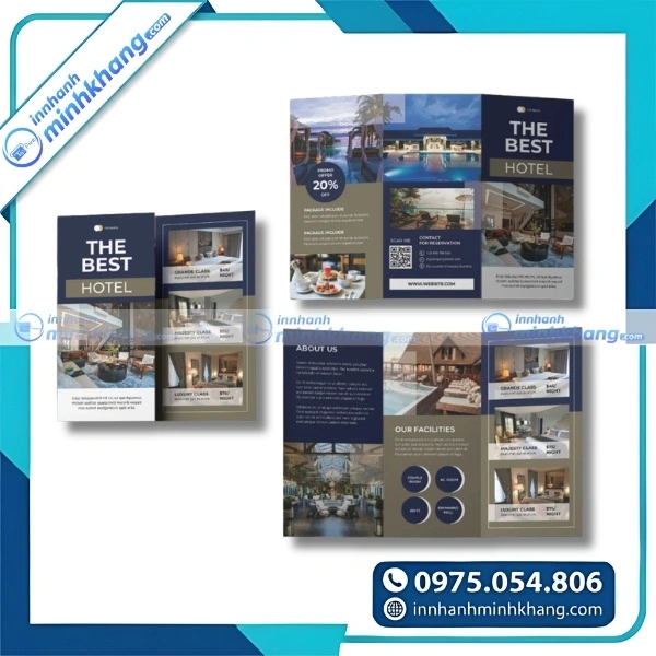 Mẫu thiết kế brochure khách sạn giúp nâng cao hình ảnh thương hiệu