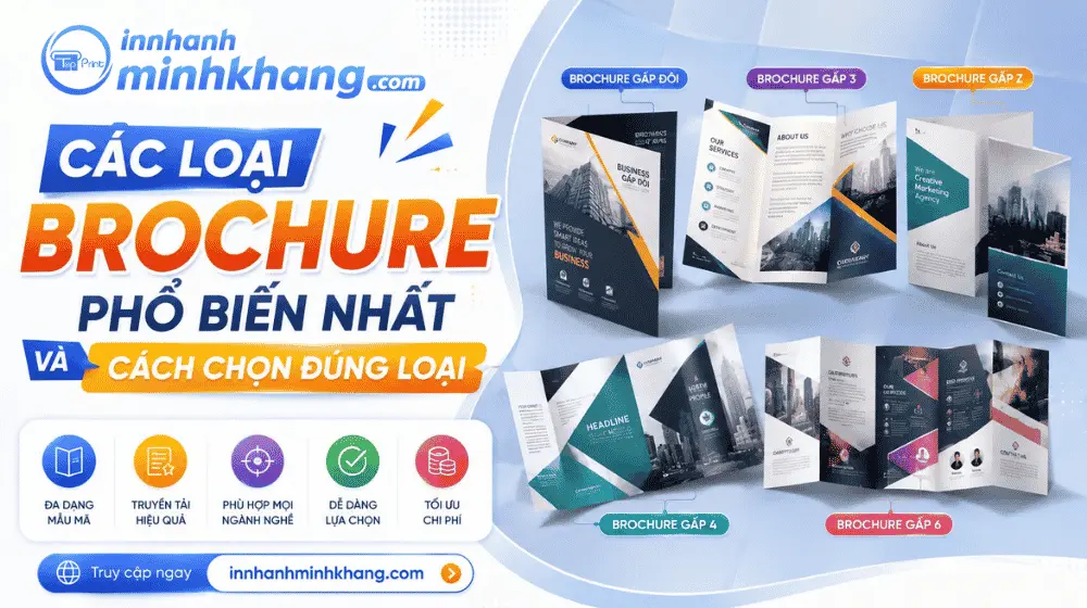 Các Loại Brochure Phổ Biến Nhất Và Cách Chọn Đúng Loại