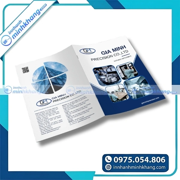 Mẫu catalogue giới thiệu công ty với bố cục rõ ràng và khoa học