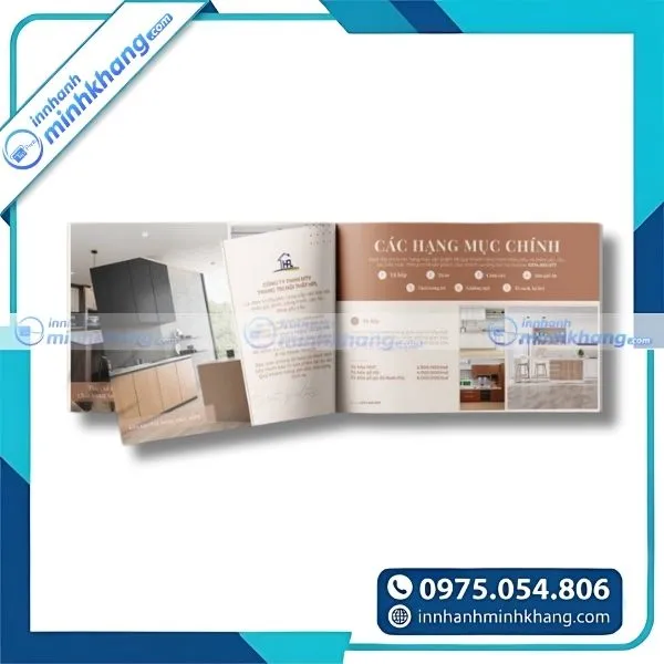 Mẫu catalogue giới thiệu nội thất với hình ảnh sắc nét, ấn tượng