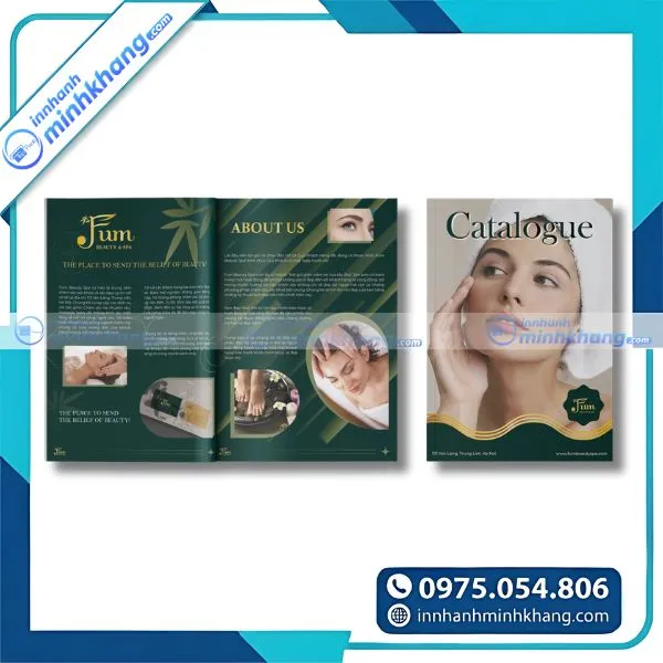 Mẫu thiết kế catalogue spa dành cho salon làm đẹp và thẩm mỹ viện