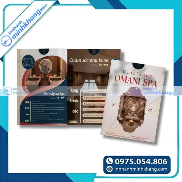 Mẫu catalogue spa giới thiệu các gói chăm sóc da chuyên sâu