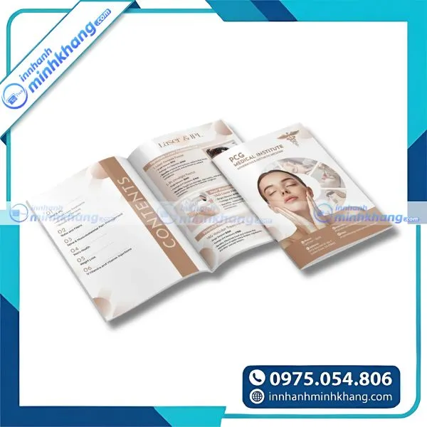 Mẫu thiết kế catalogue spa cao cấp dành cho thẩm mỹ viện