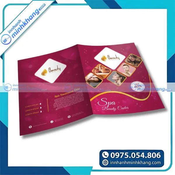 Mẫu catalogue spa hiện đại giới thiệu liệu trình chăm sóc cơ thể