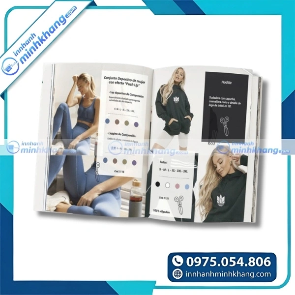 Mẫu catalogue sản phẩm thời trang với màu sắc nổi bật và cuốn hút