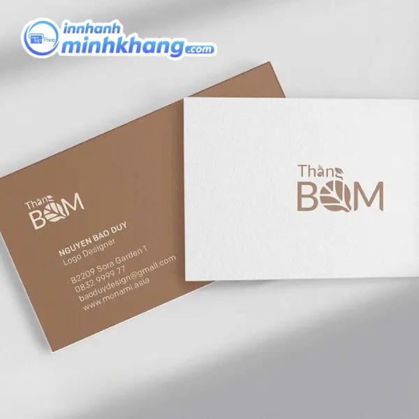 Mẫu name card làm từ giấy bristol