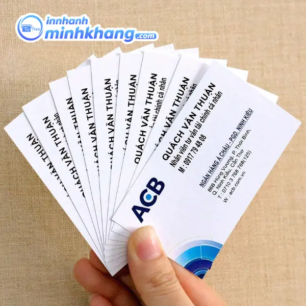 Mẫu name card làm từ giấy ford