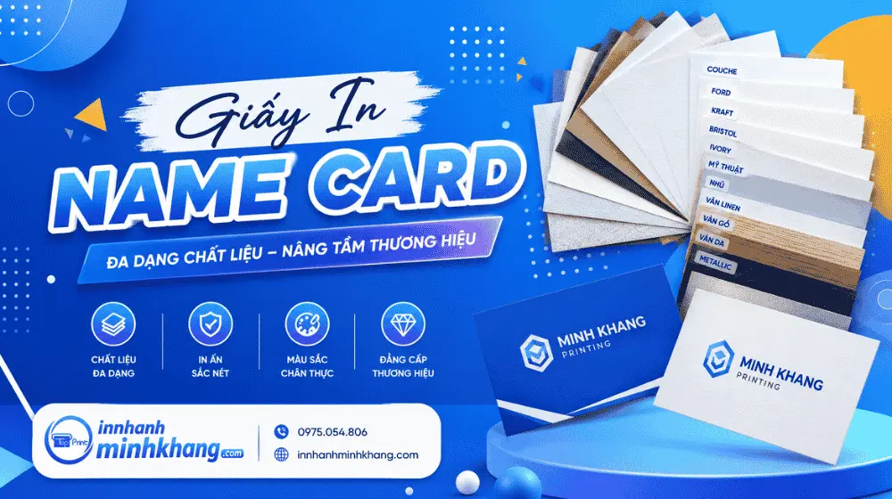 Cẩm Nang Chọn Chất Liệu Giấy In Name Card Chuẩn