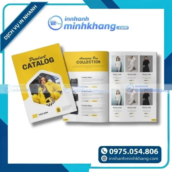 Mẫu thiết kế catalogue quần áo theo bộ sưu tập