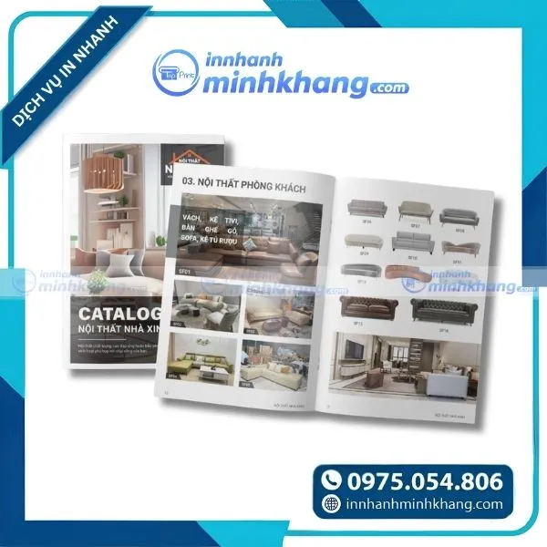 Mẫu chiết kế catalogue đồ gỗ sang trọng