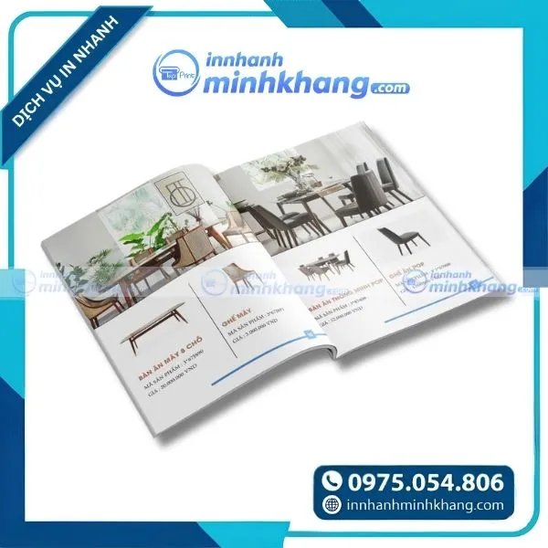 Mẫu catalogue sản phẩm nội thất với hình ảnh sắc nét