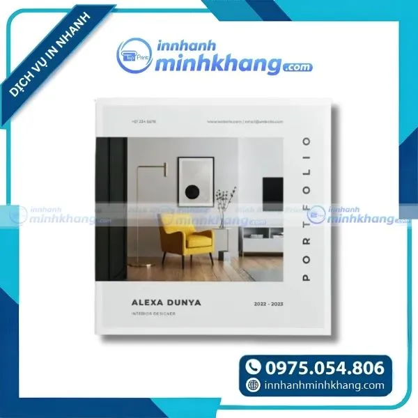Mẫu in catalogue nội thất cho showroom
