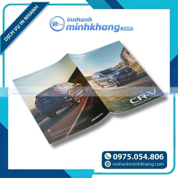 Mẫu in catalogue ô tô cao cấp cho showroom