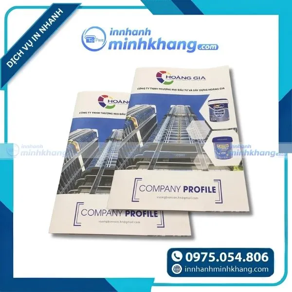 Mẫu thiết kế catalogue profile công ty chuẩn nhận diện thương hiệu