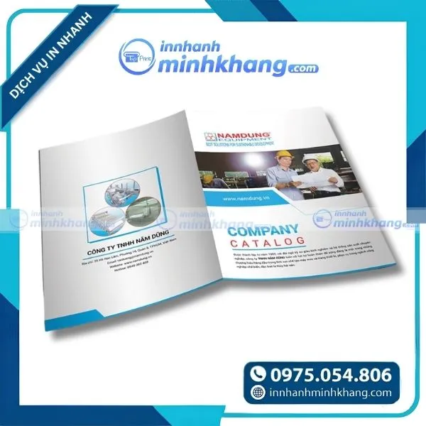 Mẫu in catalogue giới thiệu công ty cao cấp