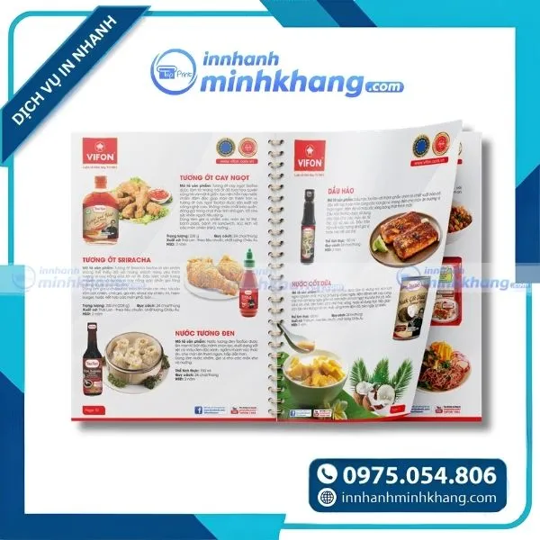 Mẫu catalogue giới thiệu sản phẩm với bố cục hiện đại