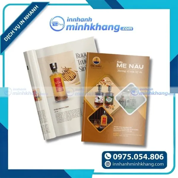 Mẫu thiết kế catalogue quảng bá rượu cho doanh nghiệp