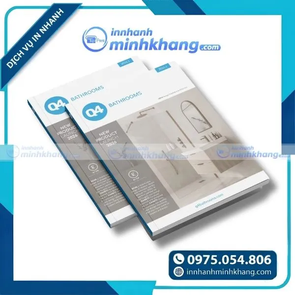 Mẫu catalogue thiết bị vệ sinh với hình ảnh sắc nét và chuyên nghiệp