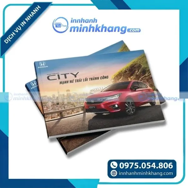 Mẫu catalogue ô tô và xe máy thiết kế hiện đại
