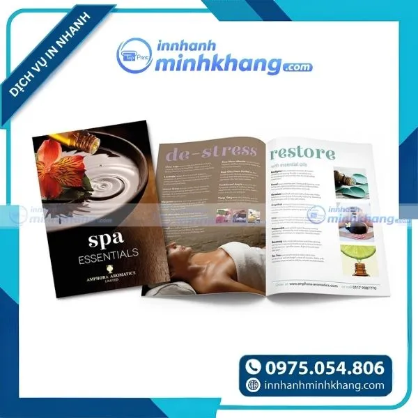 Mẫu catalogue giới thiệu dịch vụ spa chăm sóc da