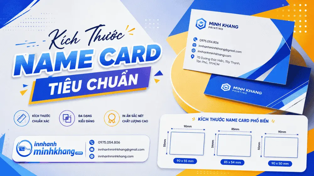 Kích Thước Name Card Tiêu Chuẩn: Hướng Dẫn Từ Chuyên Gia