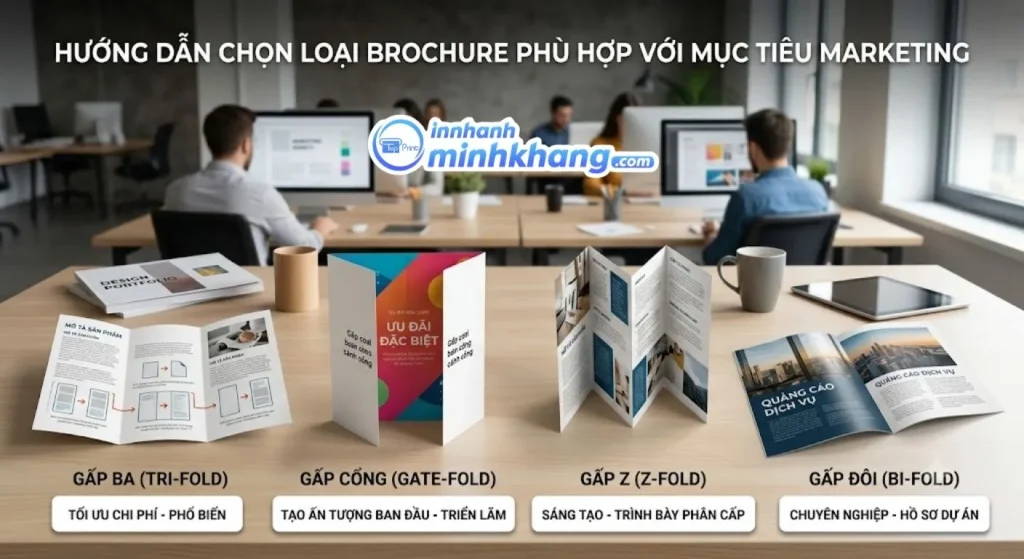 Hướng dẫn khách hàng chọn loại brochure phù hợp với nhu cầu