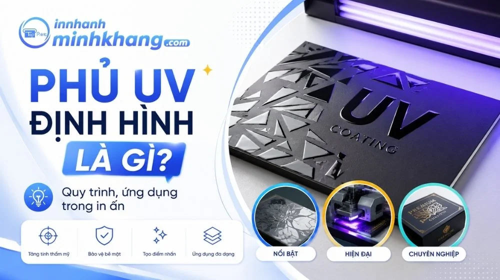 Phủ UV Định Hình Là Gì? Kỹ Thuật Tạo Điểm Nhấn Đẳng Cấp Cho Ấn Phẩm In