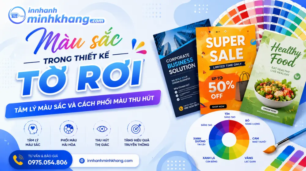 Hướng Dẫn Sử Dụng Màu Sắc Trong Thiết Kế Tờ Rơi