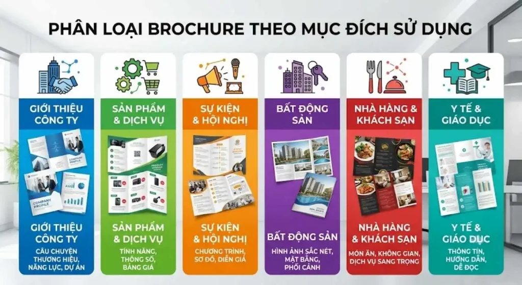 Mẫu brochure giới thiệu công ty và brochure bất động sản